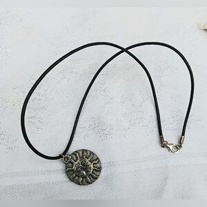 Celestial pendant, 17" cord